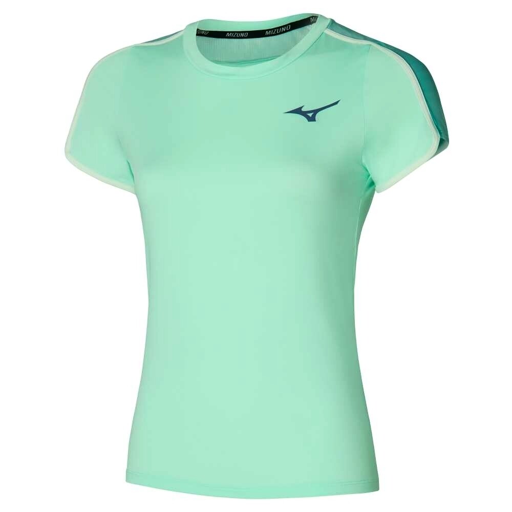 Koszulka damska Mizuno Frontier Tee W Bay S