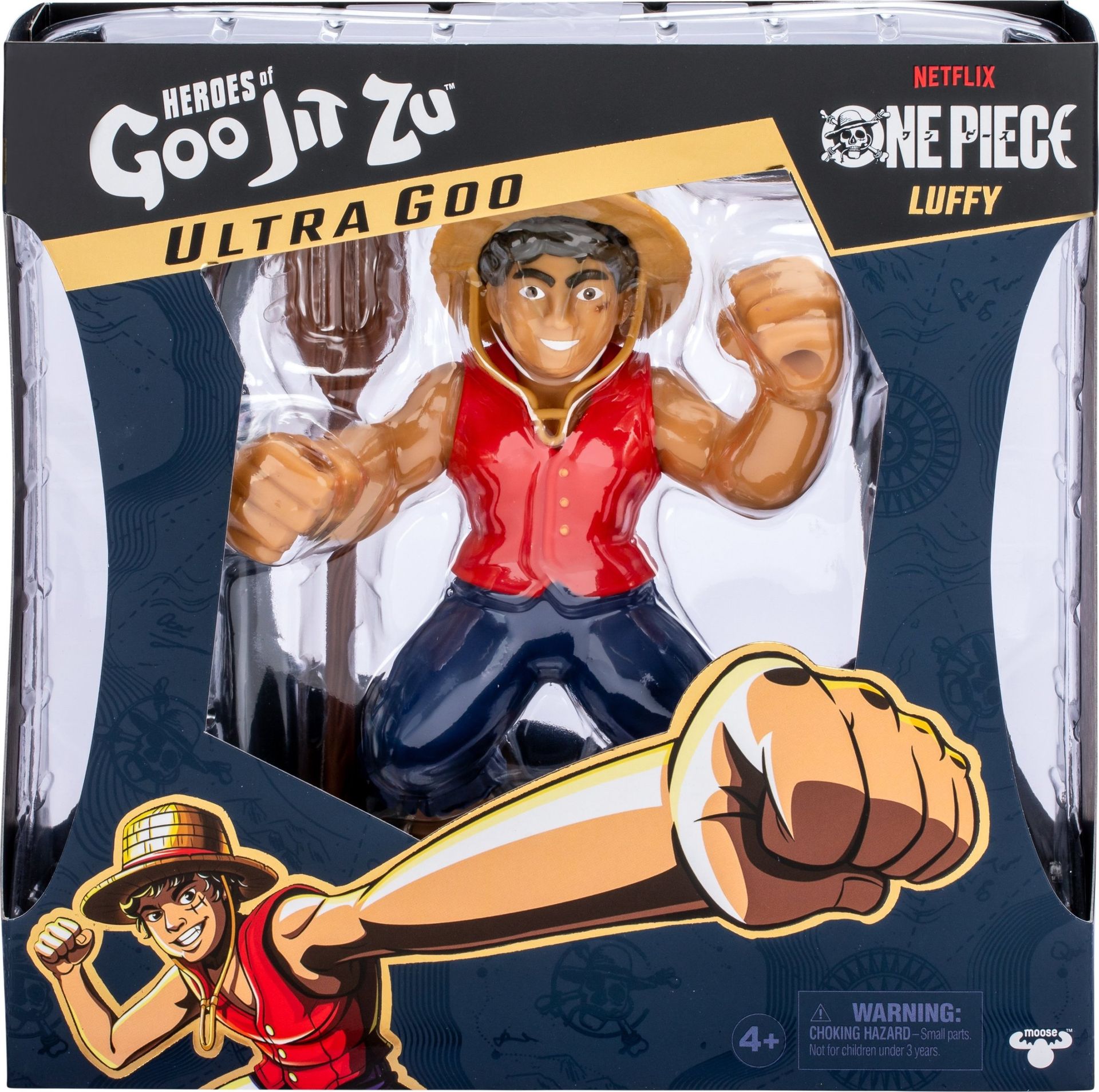 Figurka Goo Jit Zu HEROES OF GOO JIT ZU One Peace Ultra Goo figure - Luffy