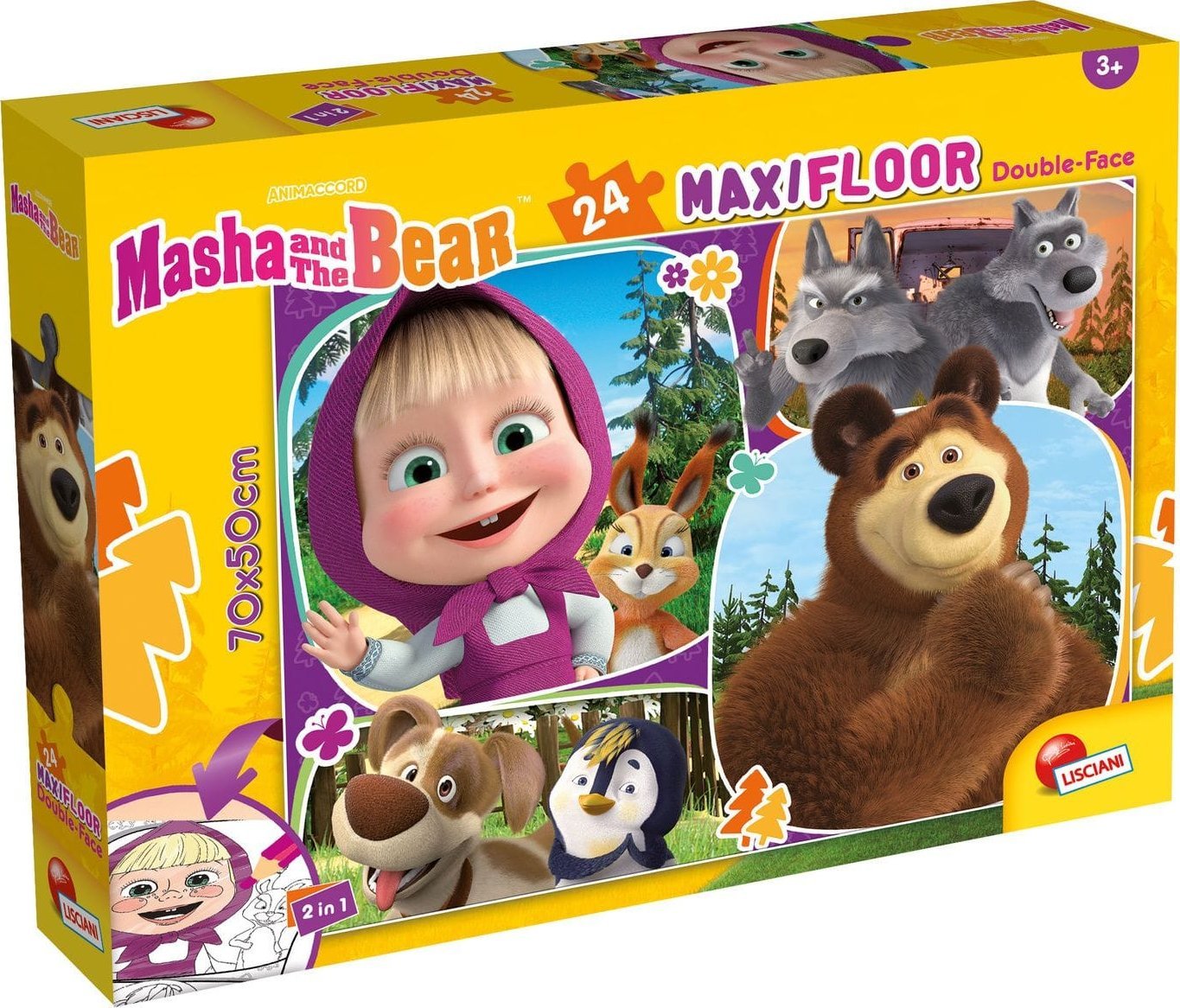 LISCIANI PUZZLE MASZA I NIEDŹWIEDŹ DF MAXIFLOOR 24