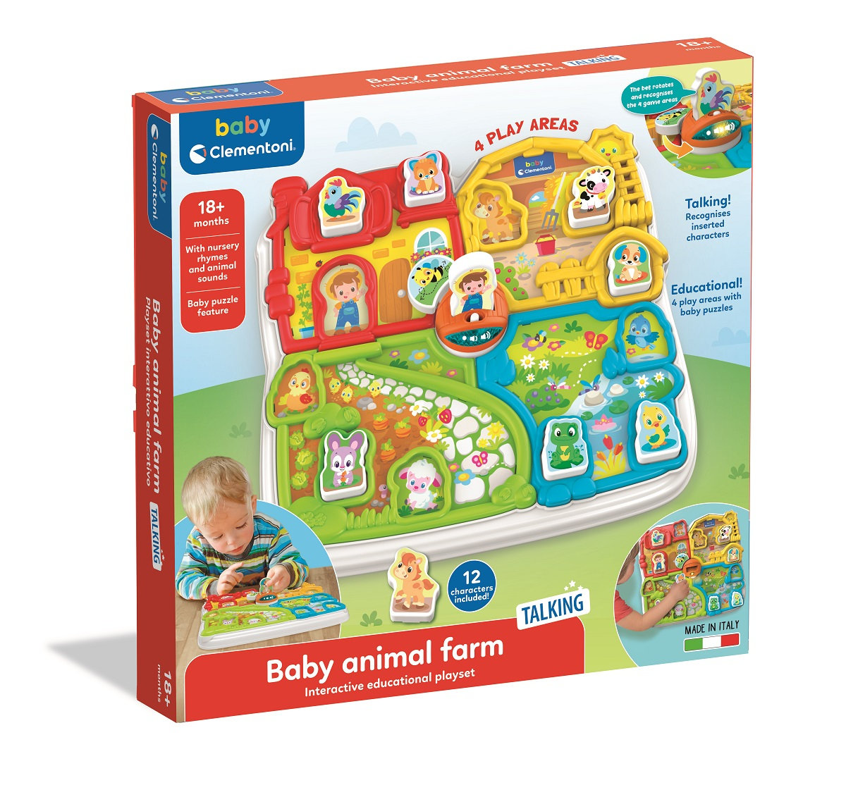 KOLOROWY ZESTAW INTERAKTYWNA FARMA DLA DZIECI