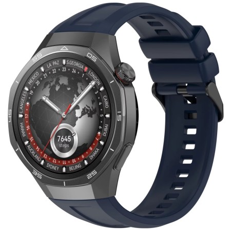 SILIKONOWY PASEK DO HUAWEI WATCH GT5 PRO 46MM GRANATOWY