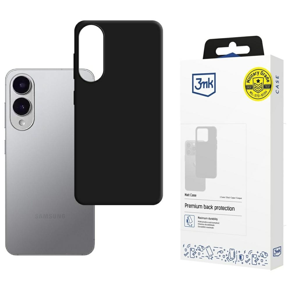 Etui 3MK Matt Case do Samsung Galaxy S25 Edge czarny