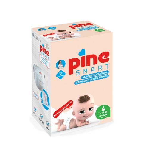 Pine Smart Pieluchy umożliwiające wykrycie infekcji dróg moczowych rozmiar 4 maxi 7-18 kg, 5 szt.