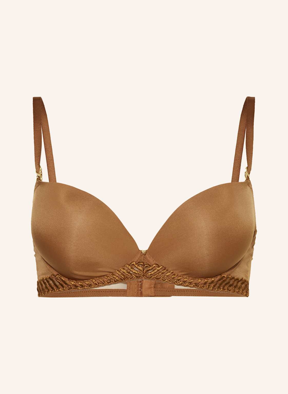Aubade Biustonosz Push-Up Bh Sheer Emotion beige