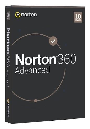 Norton 360 Advanced BOX PL 10 - desktop - licencja na rok