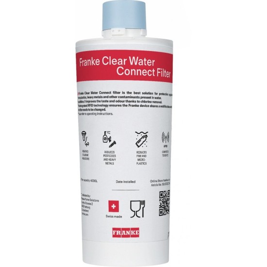Filtr FRANKE wymienny Clear Water Connect 150.0722.734 Indywidualne Wyceny Sprawdź ( - FRANKE