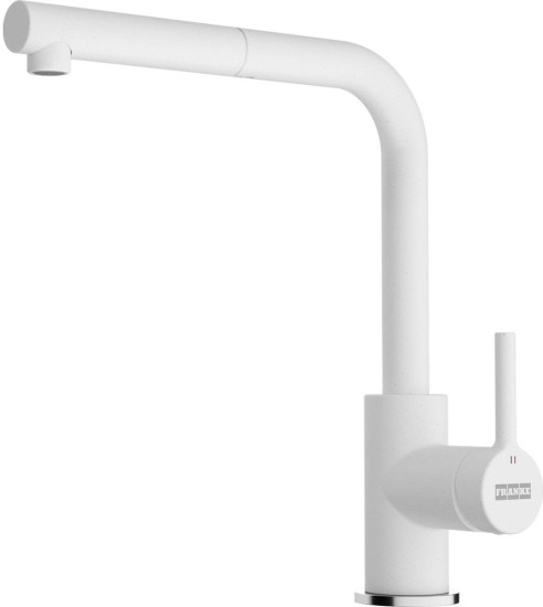 Bateria stojąca FRANKE Lina L pull-out Biały Polarny 115.0728.485