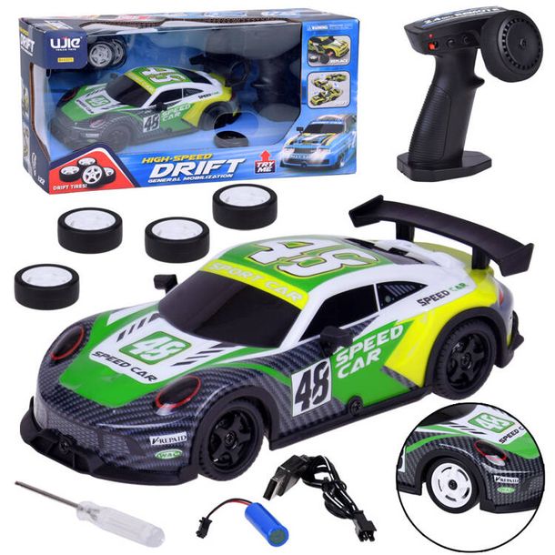 Samochód Zdalnie Sterowany Rc Auto Na Pilota Do Driftu 4x4 Oświetlenie Led