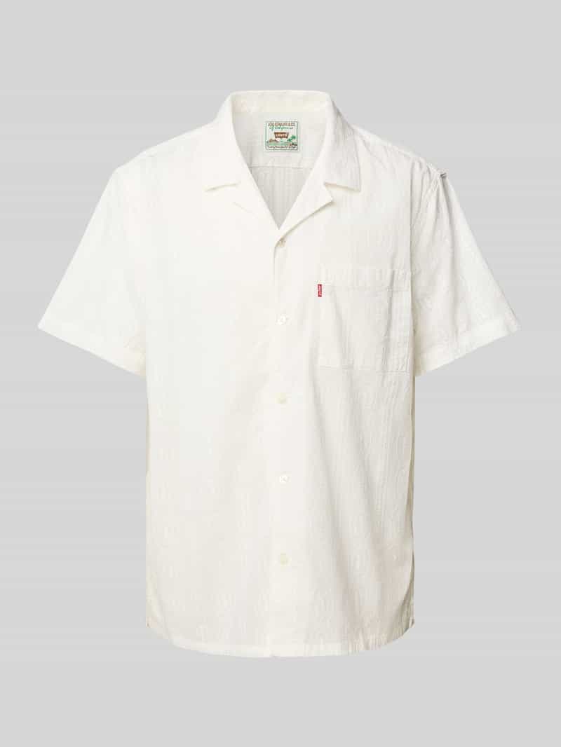 Koszula casualowa o kroju relaxed fit z kieszenią na piersi model ‘THE SUNSET CAMP’