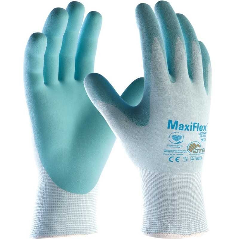 ATG - 34-824/6 - Rękawice MaxiFlex Active - Z Wyciągiem Z Aloesu I Witaminy E