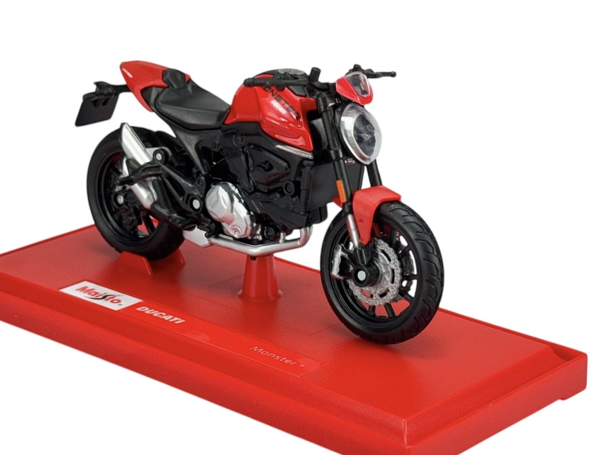 MAISTO DUCATI MONSTER + 1:18 39323 CZERWONE PUDEŁKO