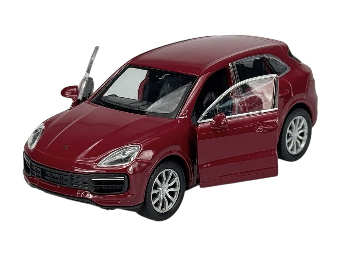 WELLY PORSCHE CAYENNE 2 TURBO NOWY CZERWONY 1:34 43773