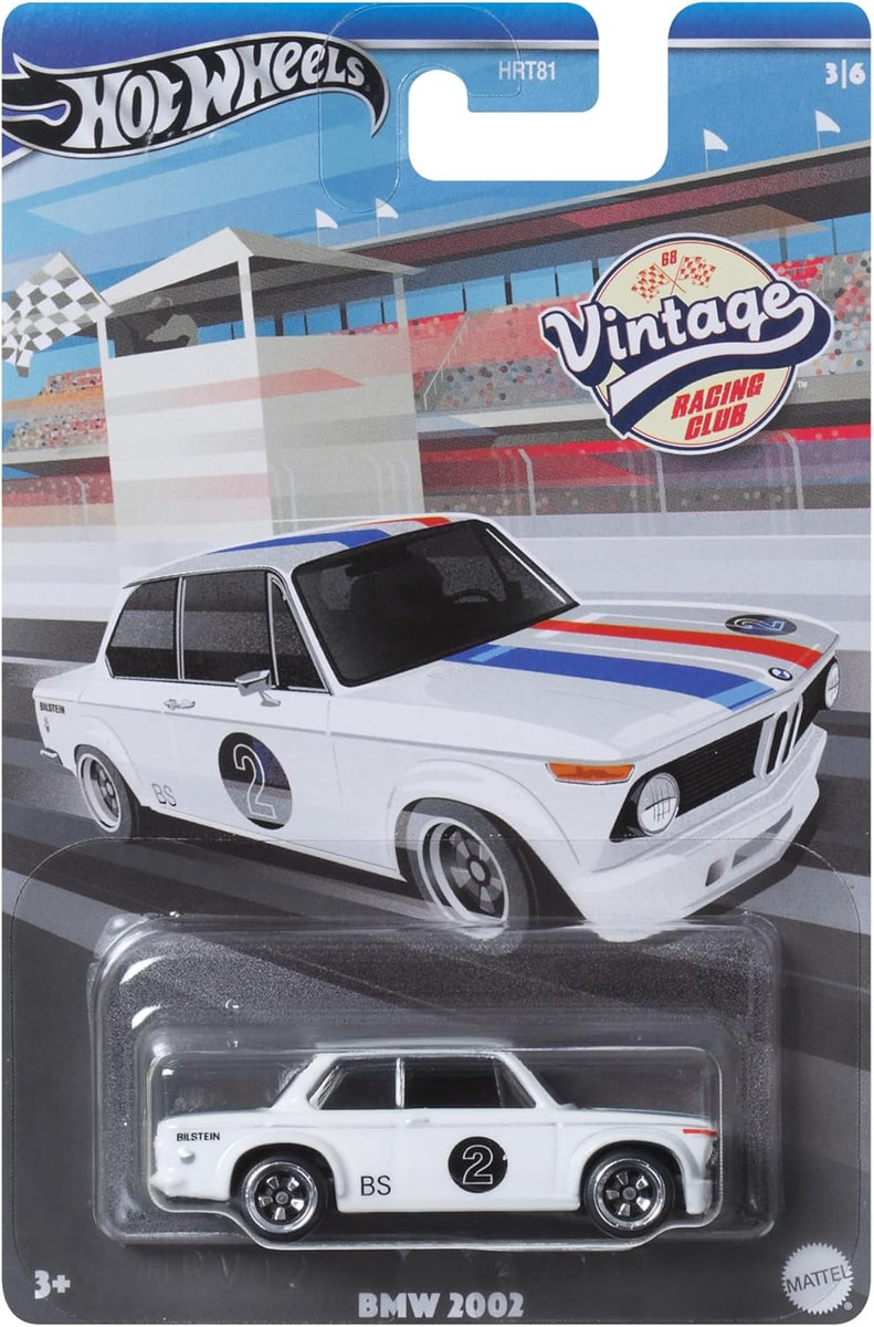 Hot Wheels Vintage Autko Kolekcjonerskie BMW 2002 HRV02