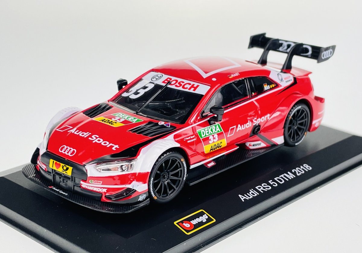 BBURAGO 2018 AUDI RS 5 DTM #33 RENE RAST 1:32 41150