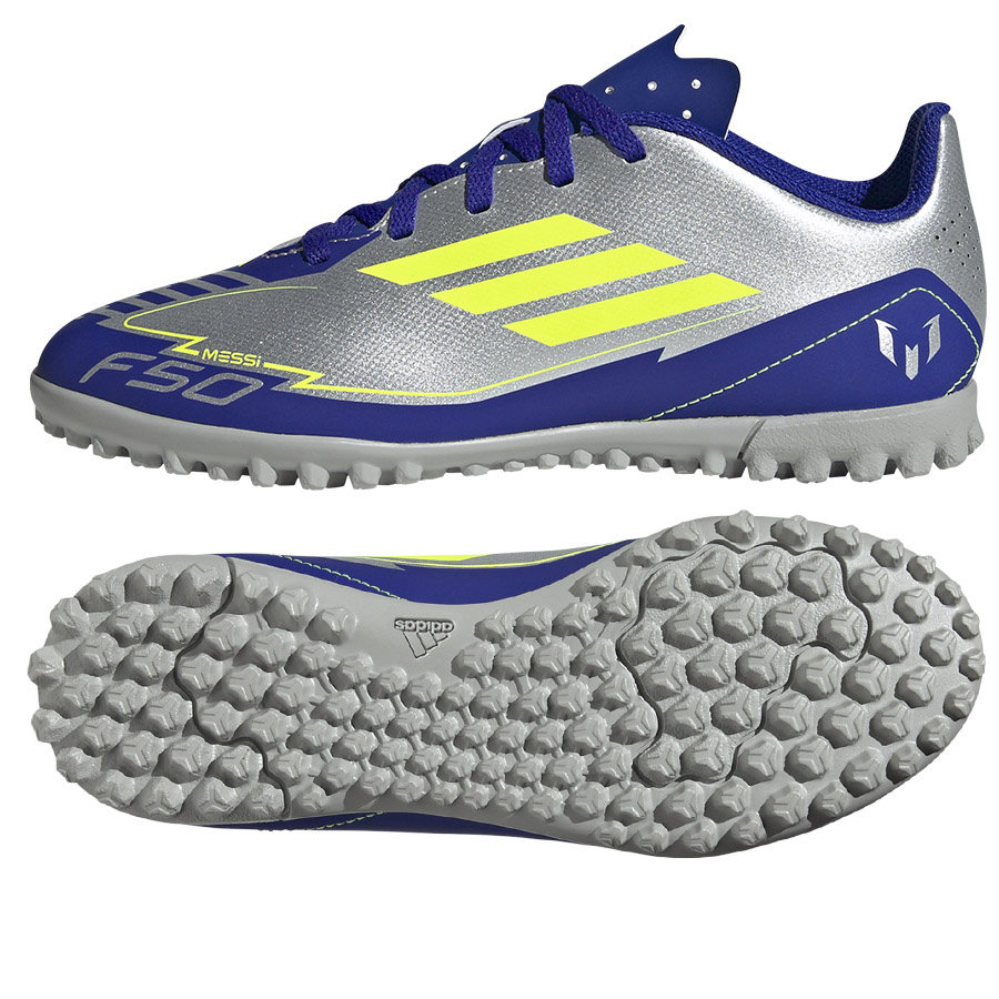 Buty adidas F50 Club Messi Jr TF IH0923 srebrny 36 2/3