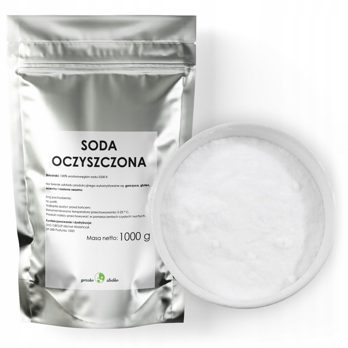 Soda Oczyszczona Spożywcza Wodorowęglan Sodu 1Kg