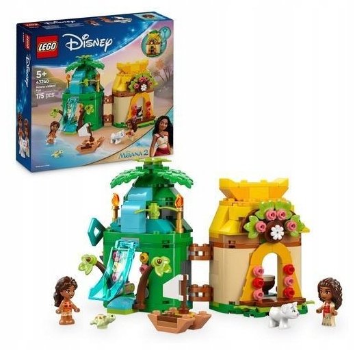 LEGO Disney - Vaiana zabawa na wyspie ZESTAW LEGO PREZENT DLA CHŁOPCA DZIEWCZYNKI DZIECI