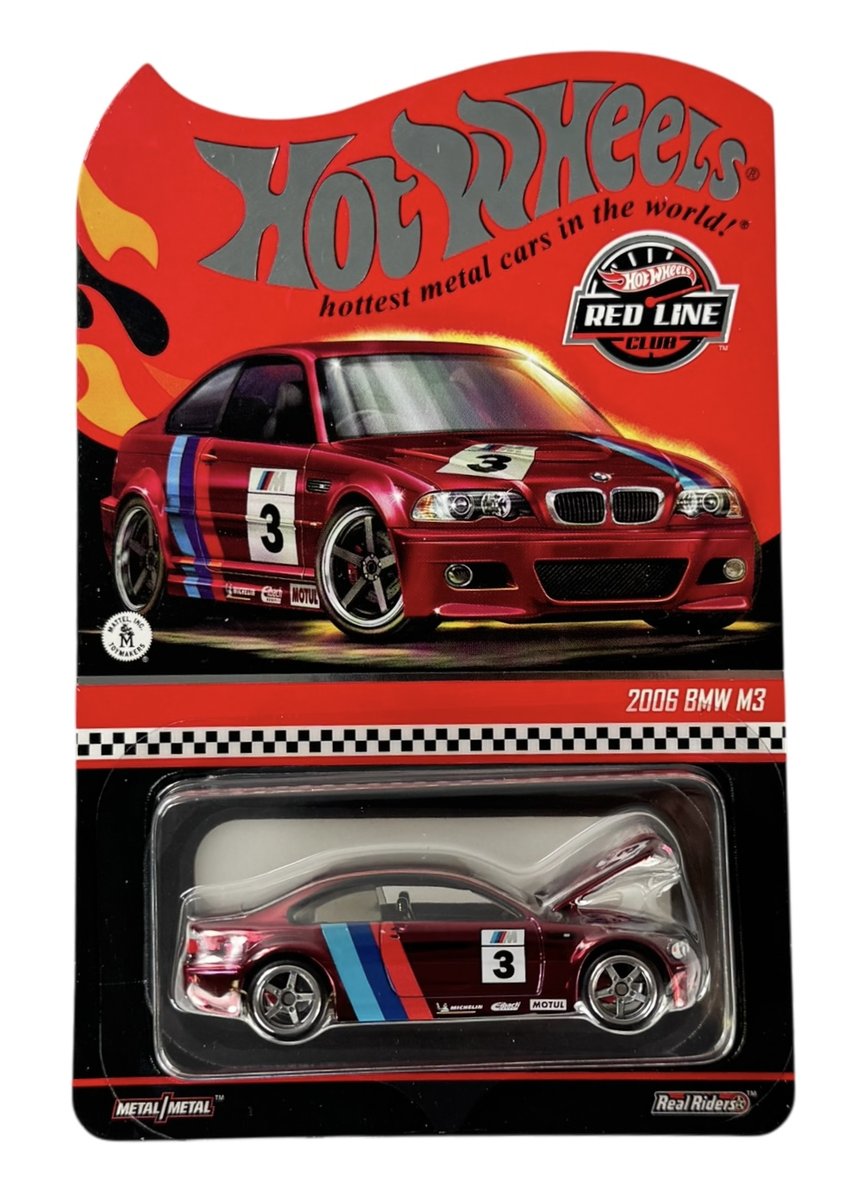 HOT WHEELS 2025 2006 BMW M3 RED LINE CLUB JCP11