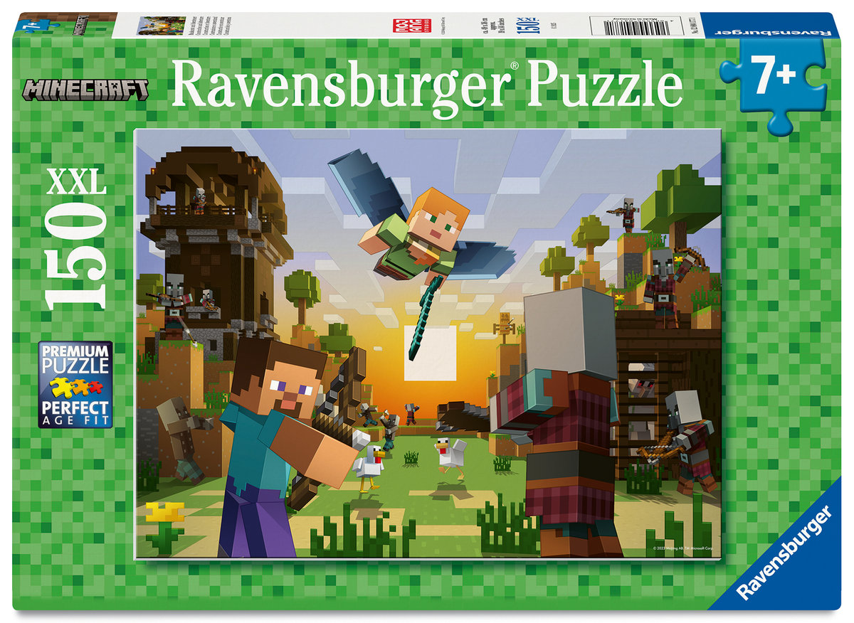 Puzzle dla dzieci 2D Minecraft 150 el.