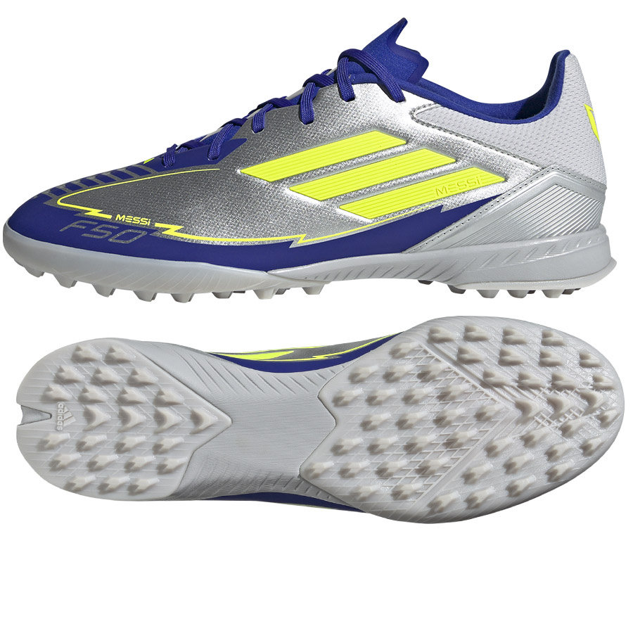 Buty adidas F50 League Messi TF IH0919 srebrny 44 2/3