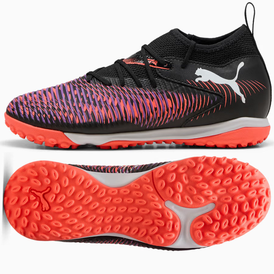 Buty Puma FURURE 8 Match TT + Mid Jr 108386-01 czarny 36