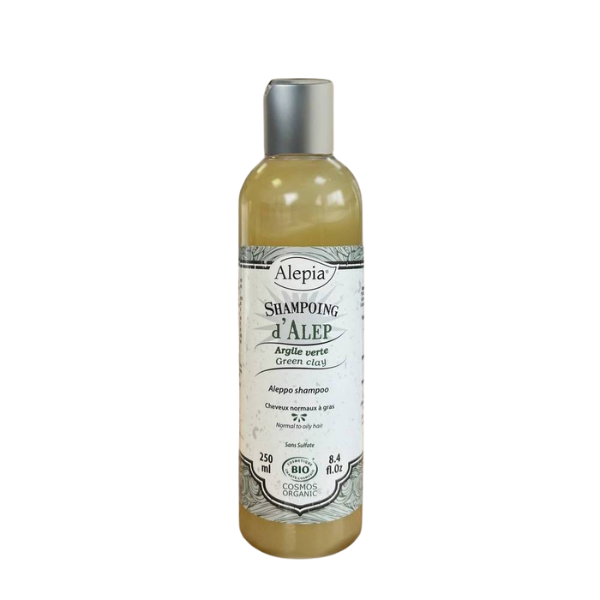 Organiczny szampon Aleppo z zieloną glinką 250ml Alepia
