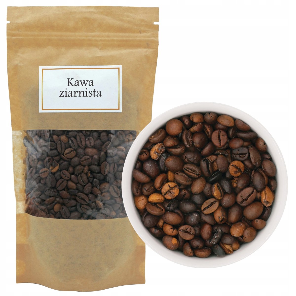 Kawa Ziarnista Arabica Aromatyczna Kawa Ziarno 150G