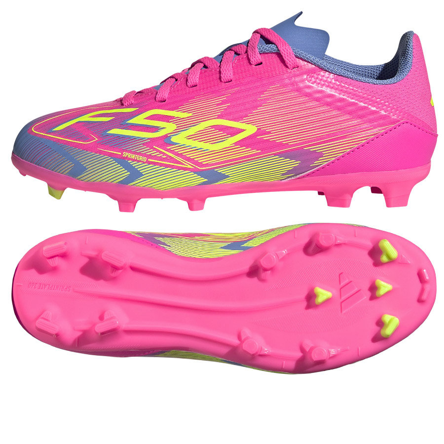 Buty adidas F50 League FG/MG Jr FG Jr IE3745 różowy 38