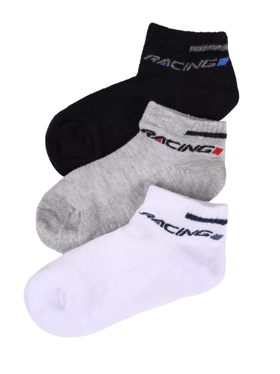 Skarpety stopki chłopięce bawełniane ażurowe RACING 3PAK 27-30 YOCLUB