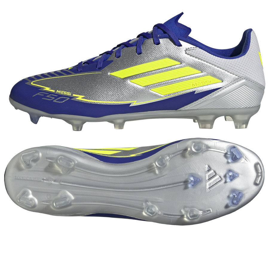 Buty adidas F50 League FG/MG IH0918 srebrny 46 2/3