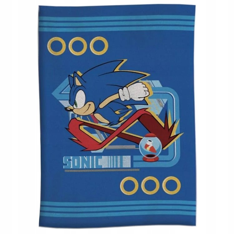 Koc polarowy, kocyk, kapa, narzuta: Sonic the Hedgehog (071672)