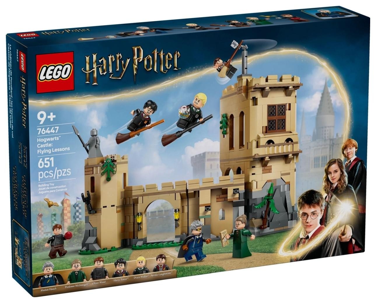 LEGO Harry Potter 76447 Zamek Hogwart: lekcja latania na miotle