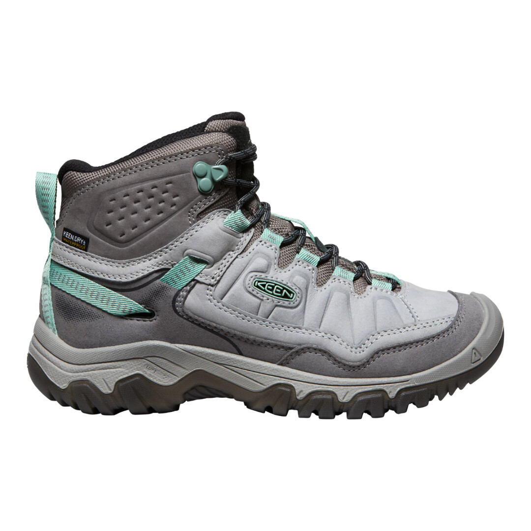 Buty turystyczne damskie Keen Targhee IV Mid Wp - alloy/granite green
