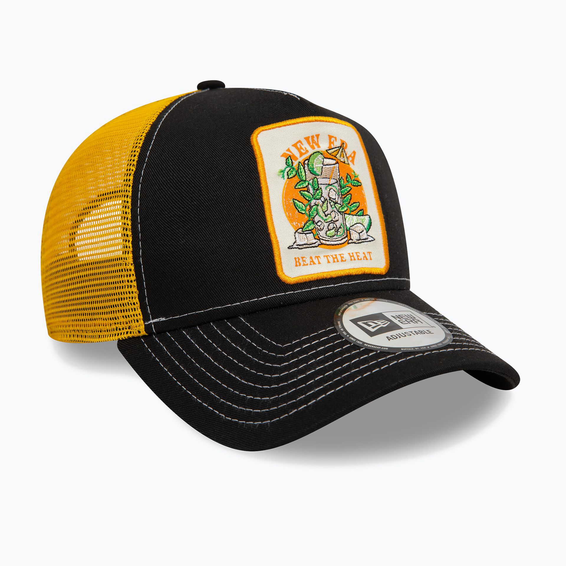 Czapka z daszkiem New Era Summer Patch Trucker black WYSYŁKA W 24H 30 DNI NA ZWROT