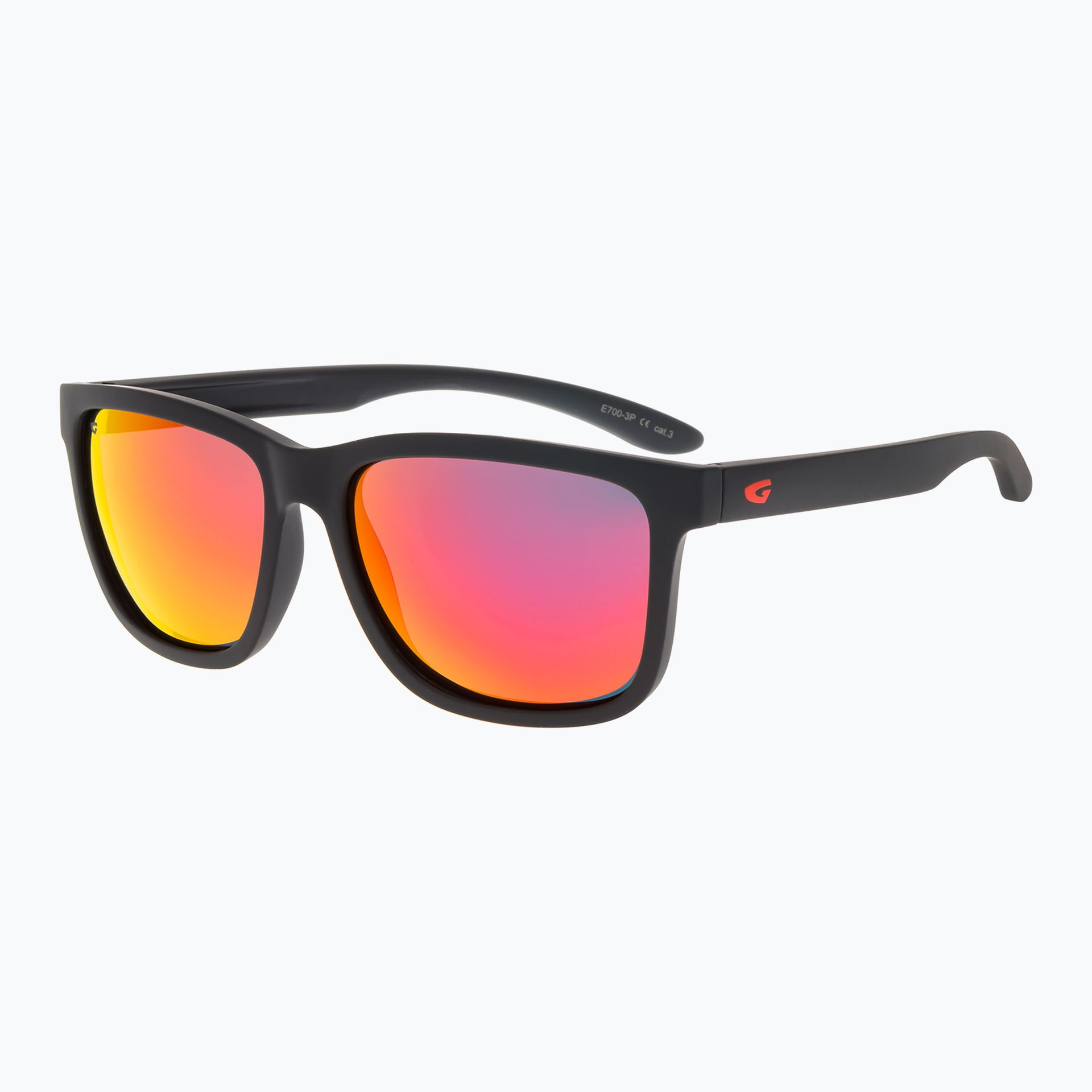 Okulary przeciwsłoneczne GOG Hawk matt black/red WYSYŁKA W 24H 30 DNI NA ZWROT