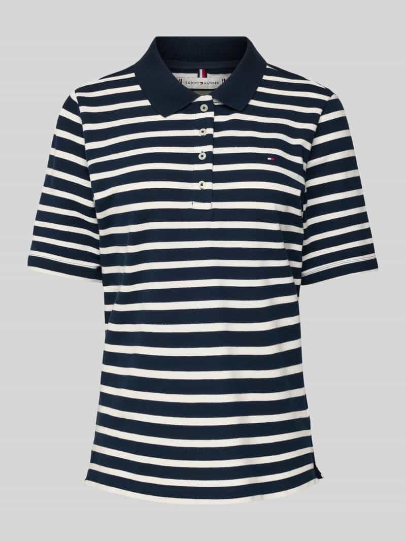 Koszulka polo o kroju regular fit z wyhaftowanym logo model ‘1985’