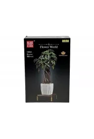 Klocki - kwiat w doniczce