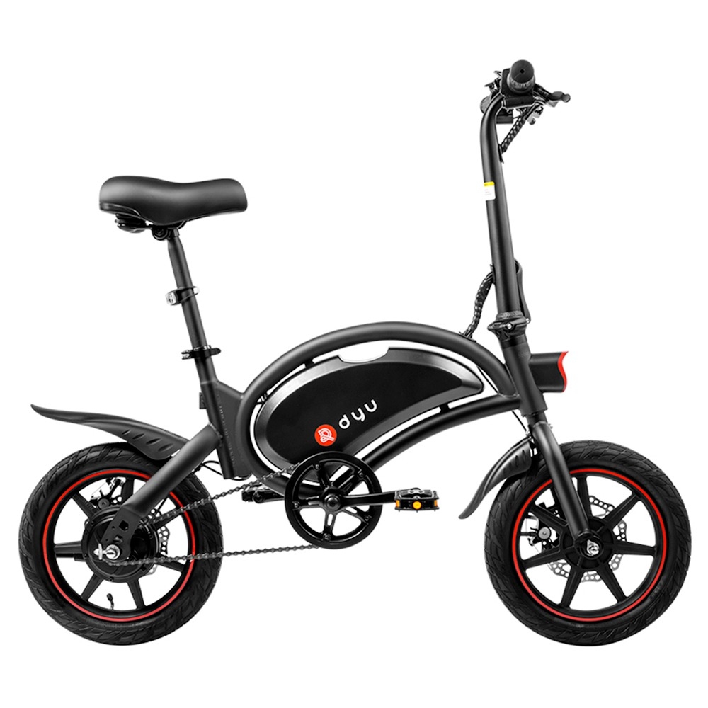 Składany Rower Elektryczny DYU D3F, Silnik 240W, Bateria Litowa 36V 10AH