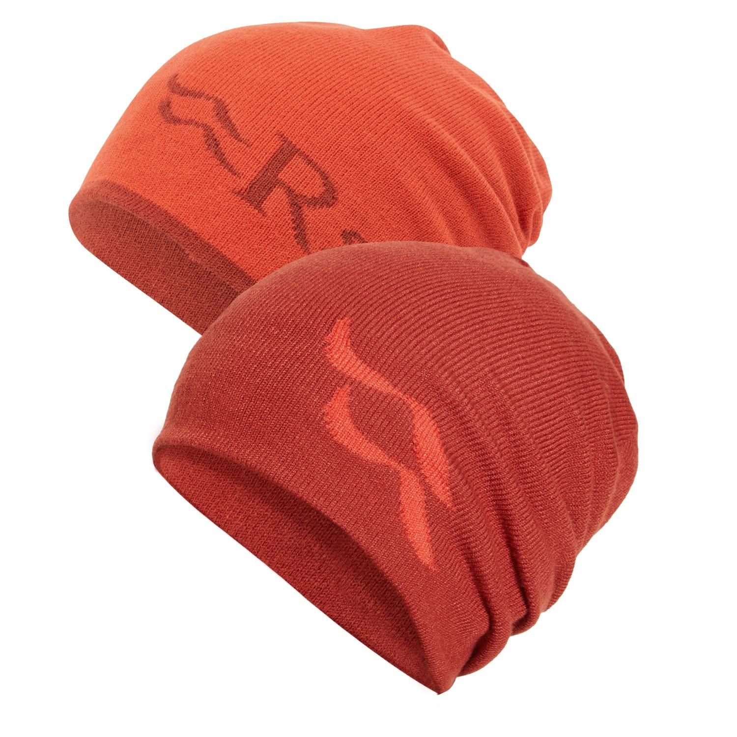 Czapka unisex Wearya Beanie tuscan red/red grapefruit - ONE SIZE