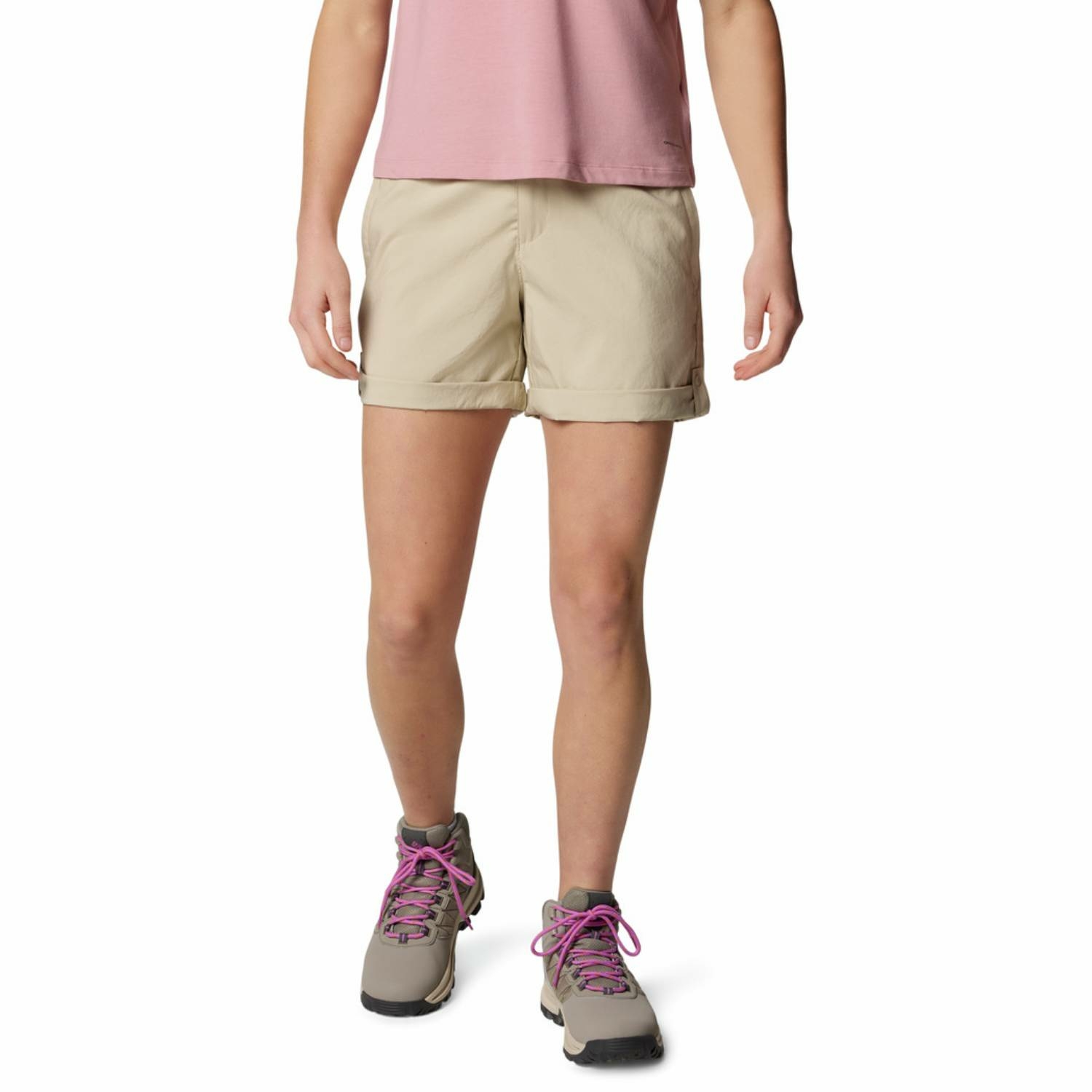 Damskie krótkie spodenki Columbia Silver Ridge Utility Short ancient fossil - 10