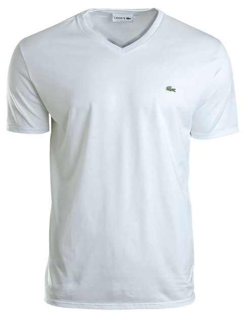 Lacoste, T-shirt męski, biały, rozmiar S