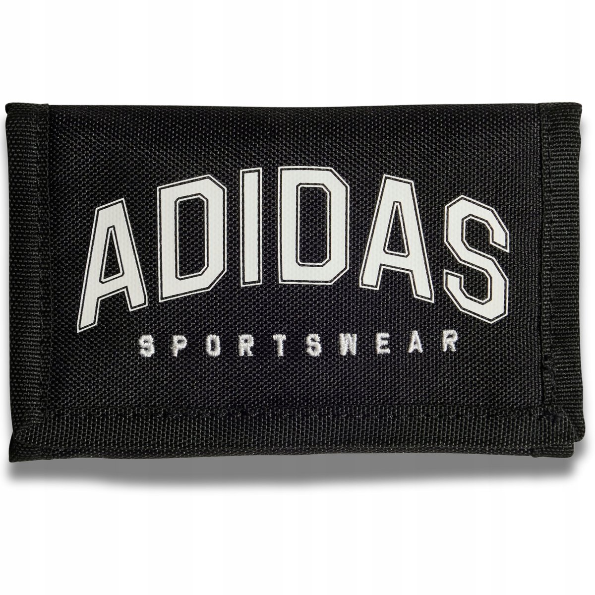 PORTFEL CZARNY ADIDAS SPORTOWY MĘSKI DAMSKI NA RZEP ROZKŁADANY MODNY