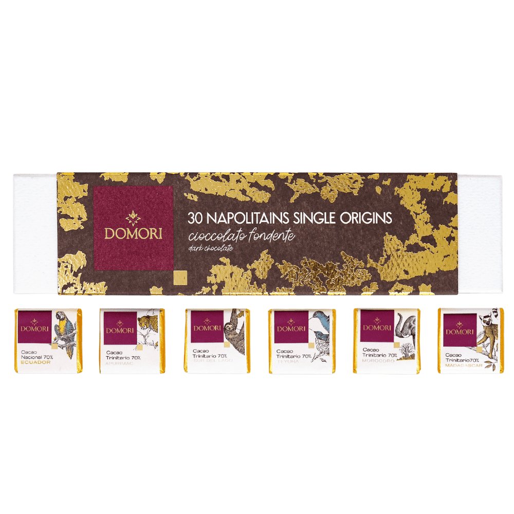 Domori zestaw neapolitanek Single 70% 30 szt 140g