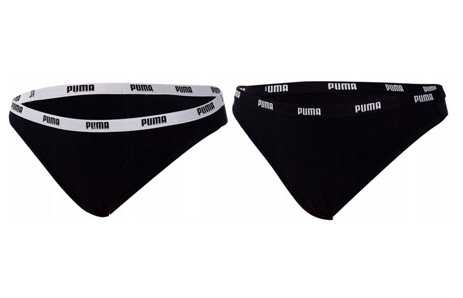 Puma Majtki Damskie Bikini 2P Hang Black 907847 03 M