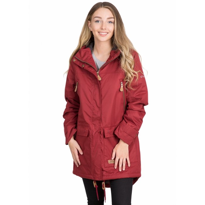 Kurtka zimowa parka damska CLEA TP50 TRESPASS Merlot - XS