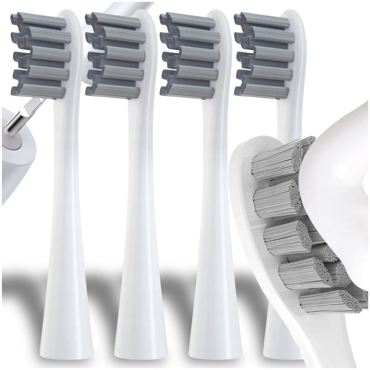 4x KOŃCÓWKI DO SZCZOTECZKI OCLEAN X PRO ELITE FLOW W10 Z1 F1 ONE AIR Xiaomi