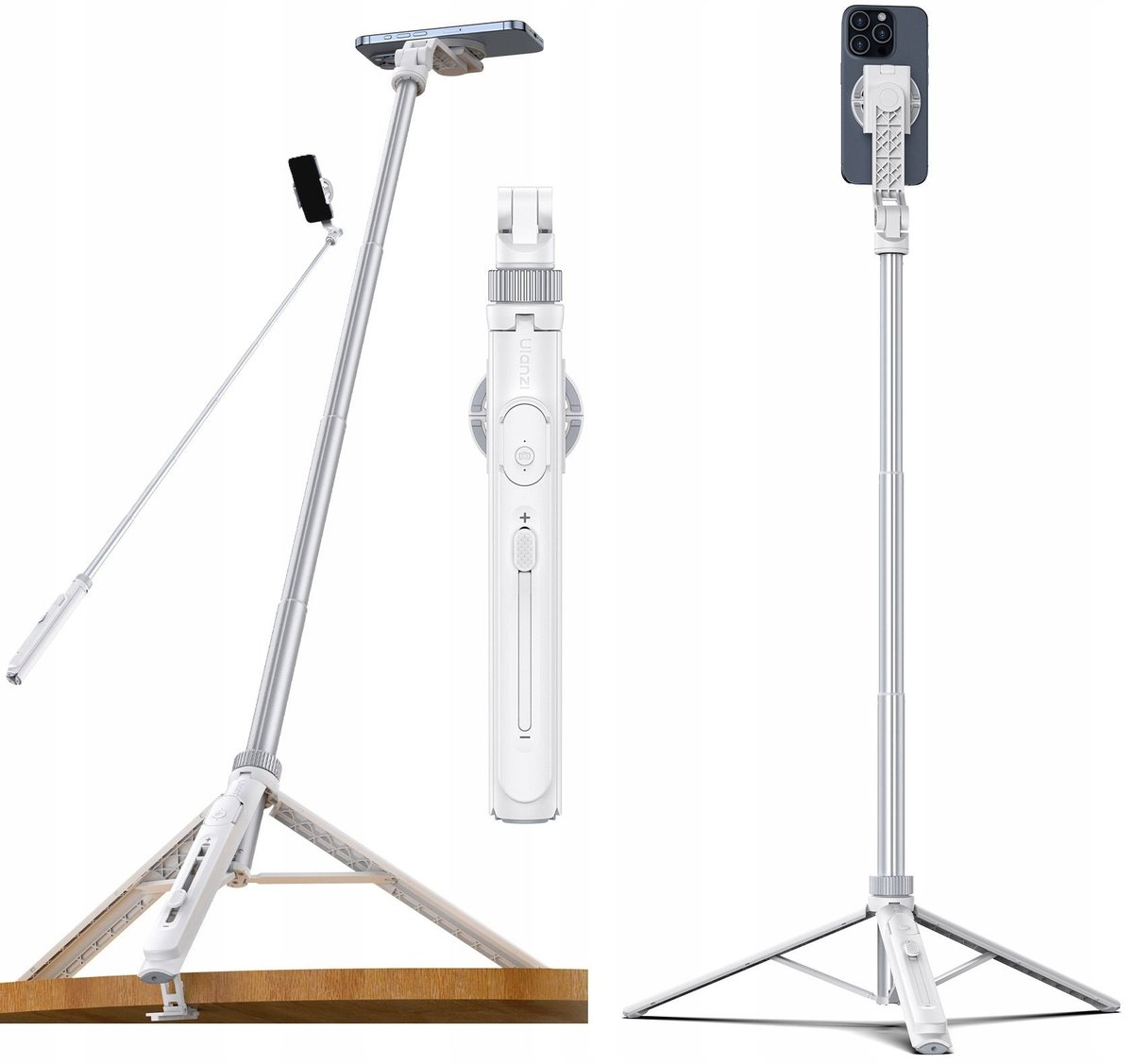 Kijek Selfie Stick Statyw 1,44m Na Magnes Magsafe Telefon Smartfon + Pilot / Tt88