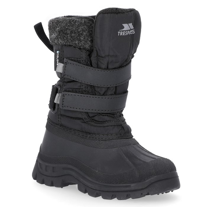 Buty Śniegowce Zimowe Dziecięce Strachan Ii Trespass Black - 34