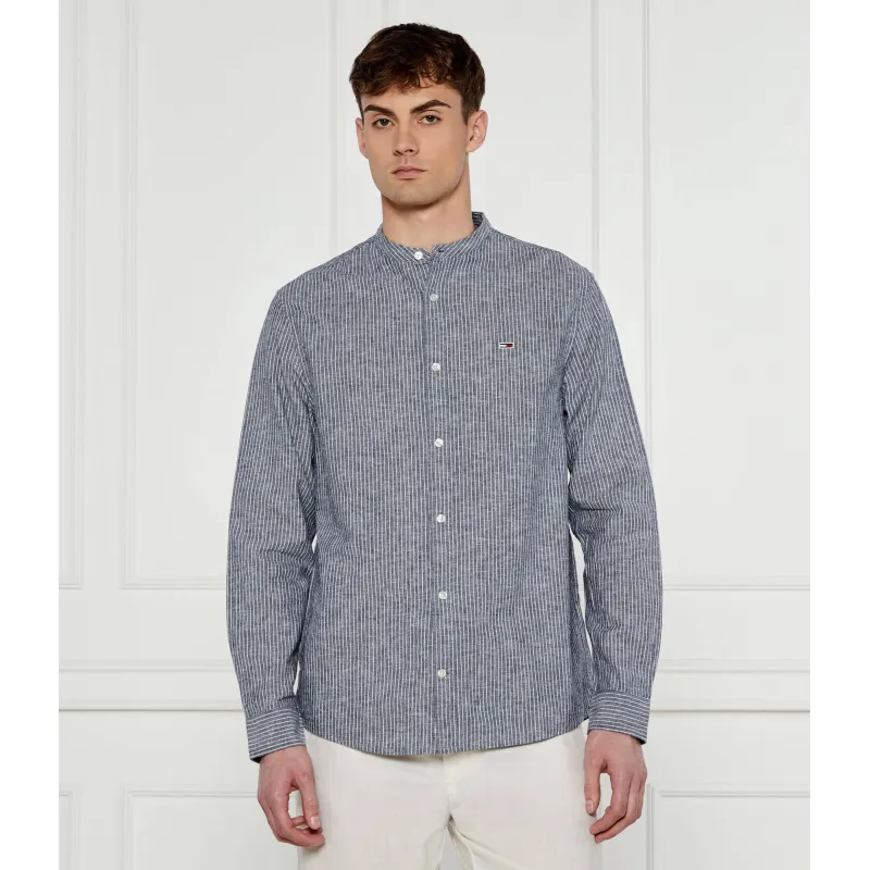 Tommy Jeans Koszula | Regular Fit | z dodatkiem lnu