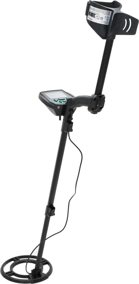 vidaXL Wykrywacz metali, głębokość wyszukiwania 24 cm, wyświetlacz LCD